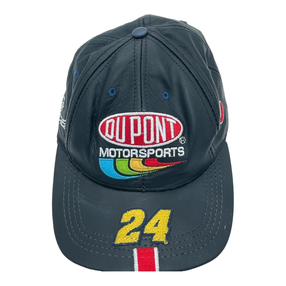 Chase Authentic Jeff Gordon #24 DuPont Leather‎ Cap